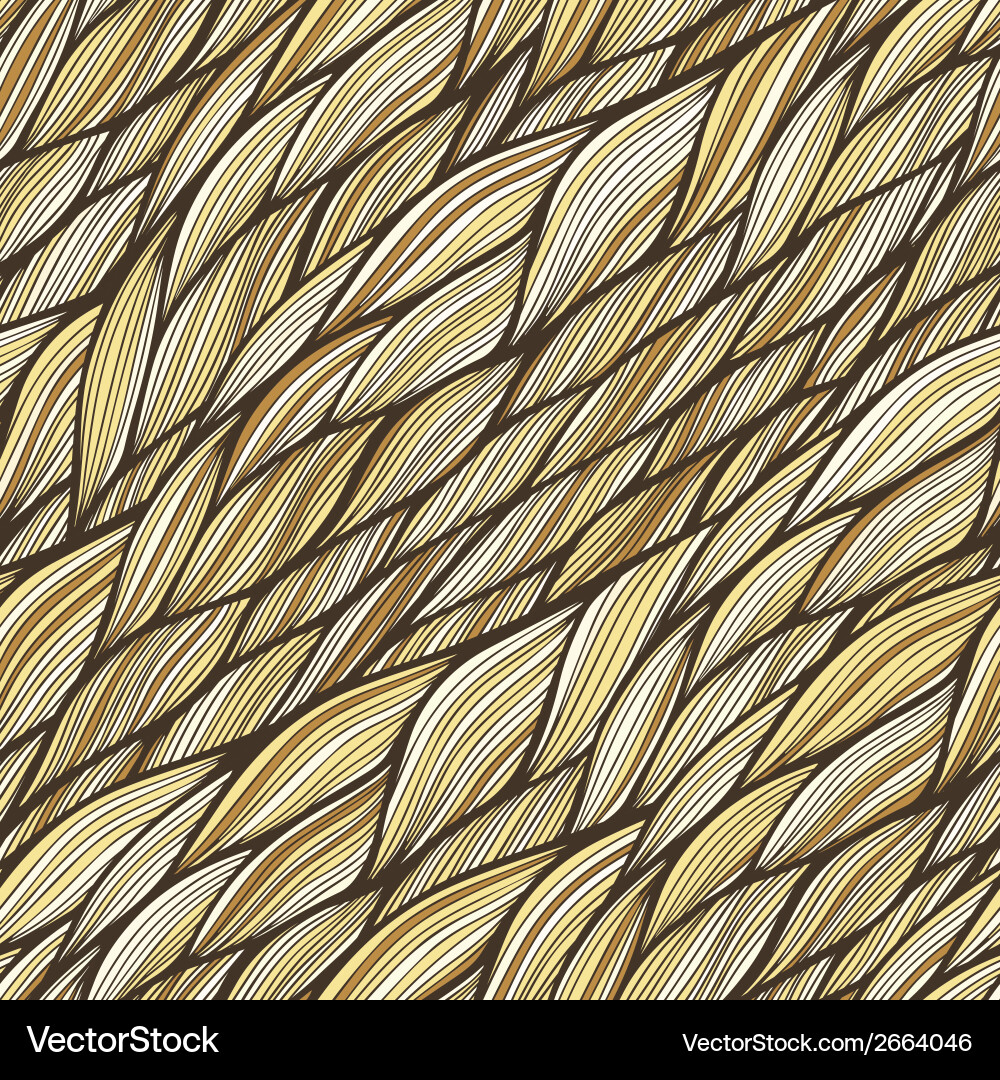 Seamless pattern with abstract waves texture Vector Image