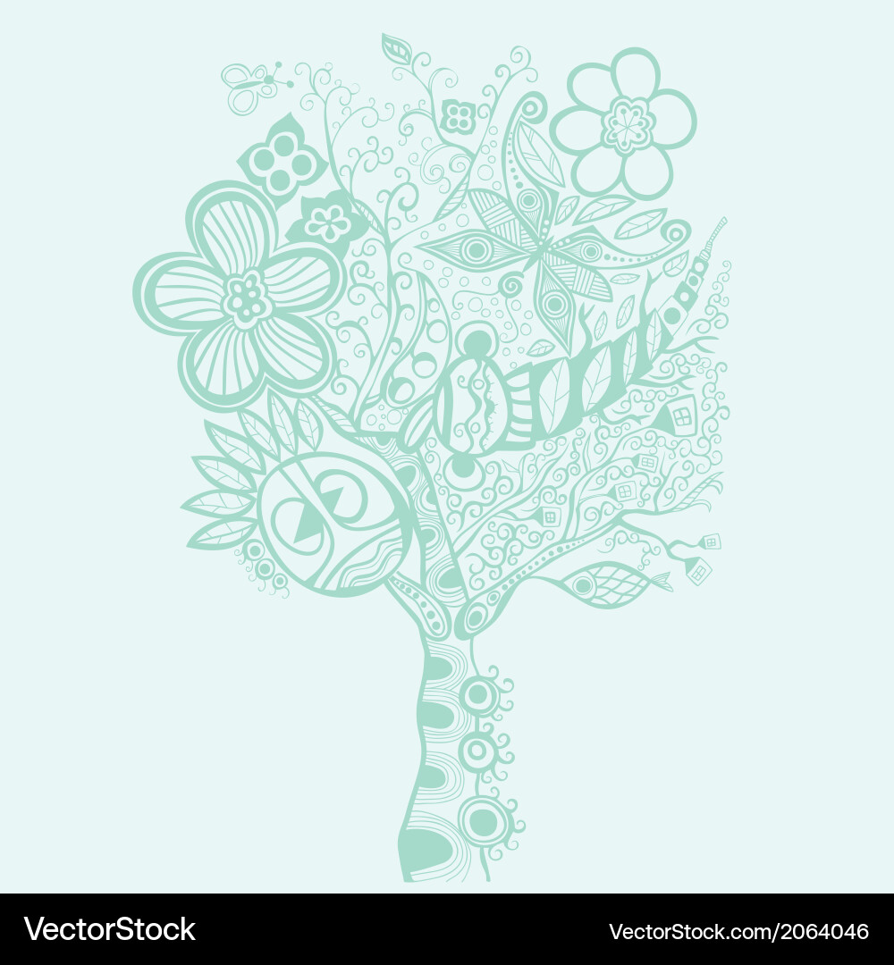Seamless pattern with leaf abstract texture vector image