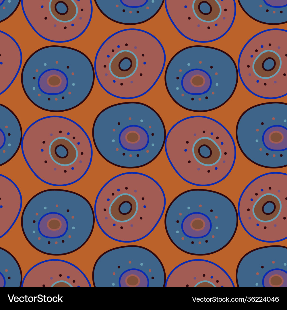 Seamless polka dot pattern Seamless polka dot pattern vector image