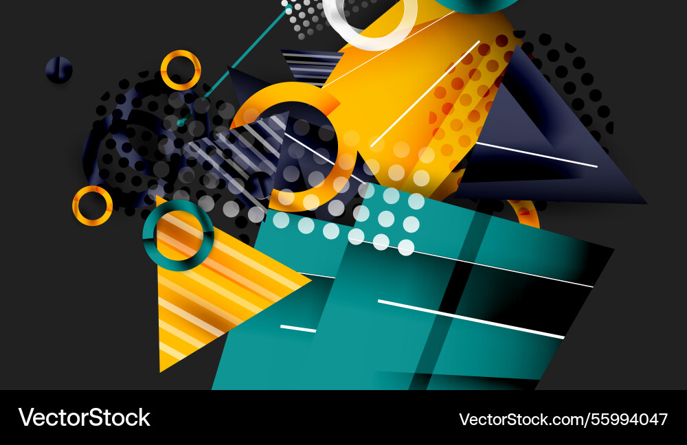 Abstract background geometric design Vector Image