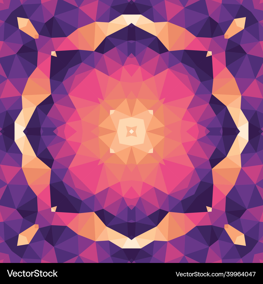 Abstract geometric background seamless pattern Vector Image