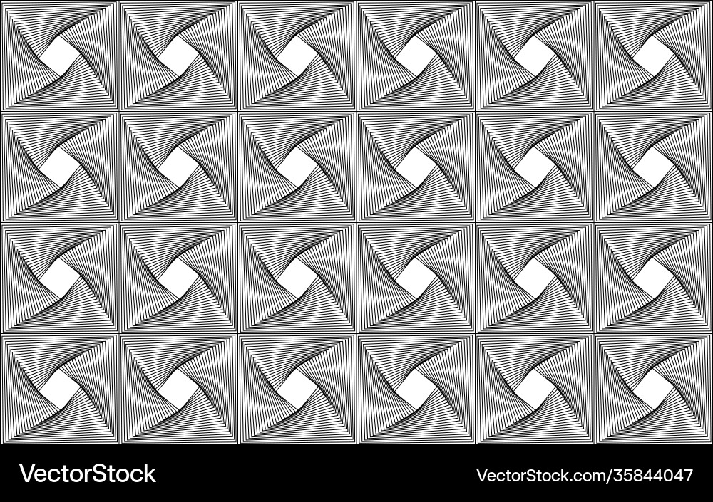 An abstract pattern in form ornament vector image