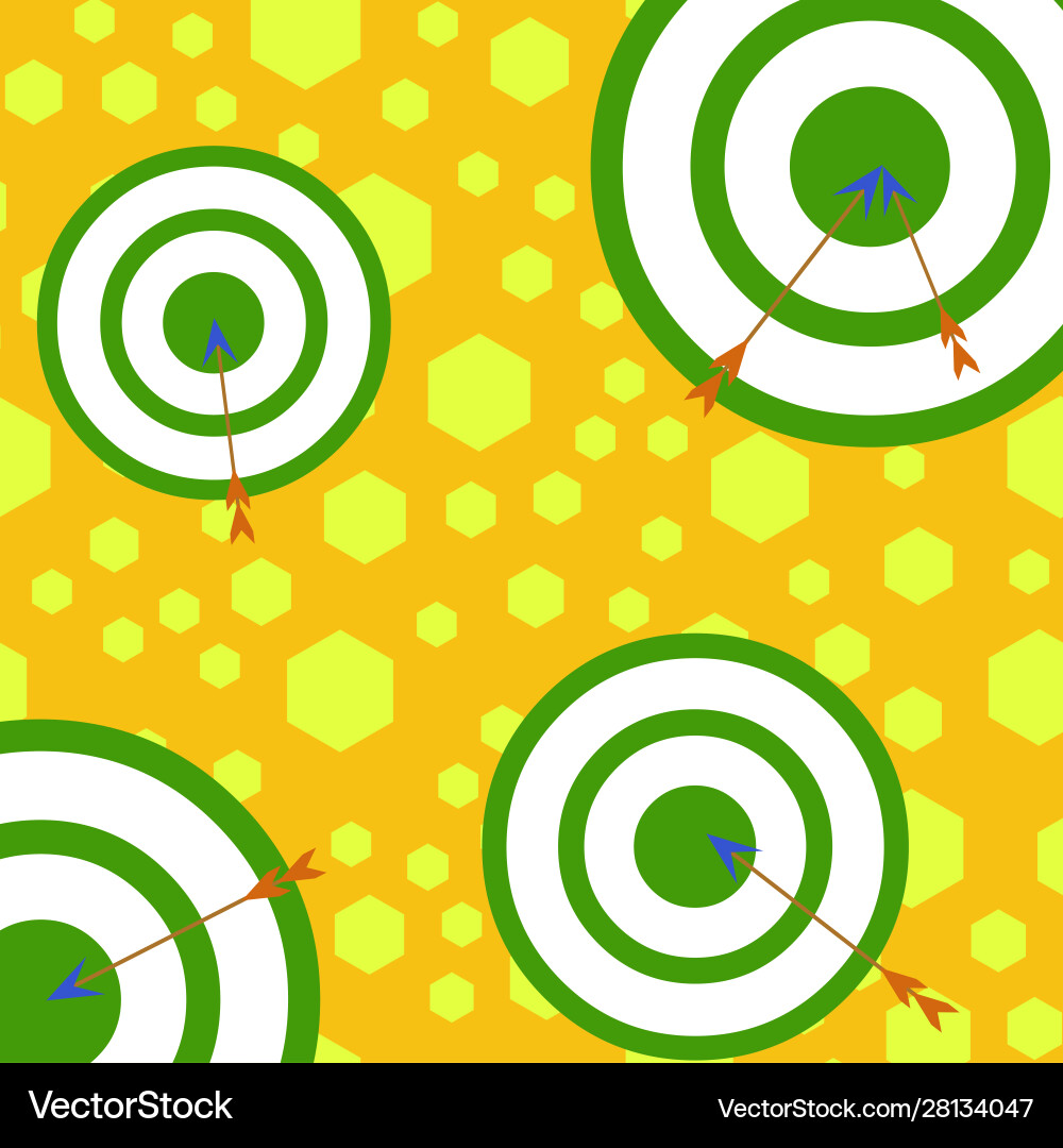 Arrow and target inside asymmetrical shaped form Arrow and target inside asymmetrical shaped form Vector Image