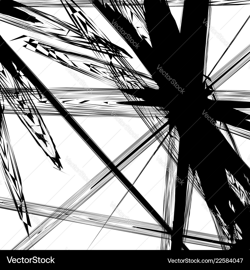 Black and white texture pattern with random Black and white texture pattern with random vector image