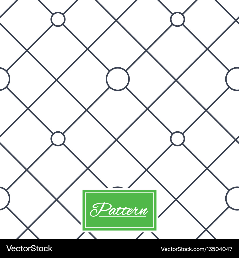 Circles grid stripped seamless pattern Circles grid stripped seamless pattern vector image