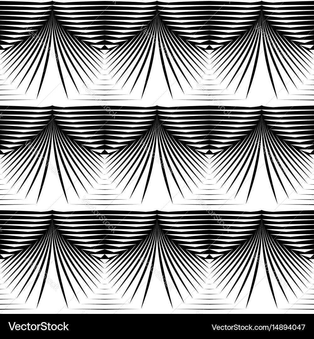 Design seamless monochrome shell pattern vector image