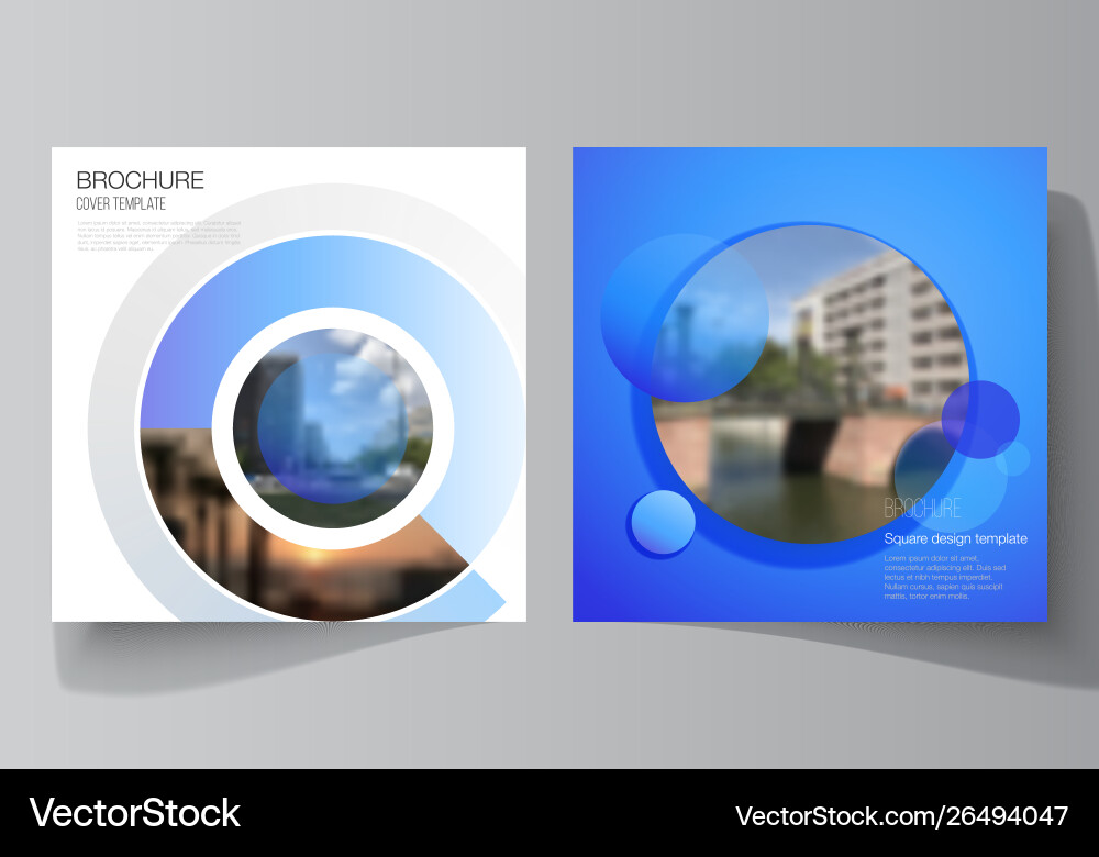 Minimal editable layout vector image