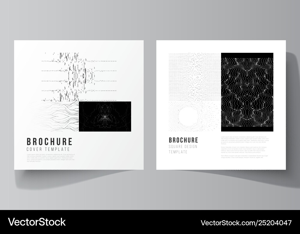 Minimal layout two square Minimal layout two square vector image