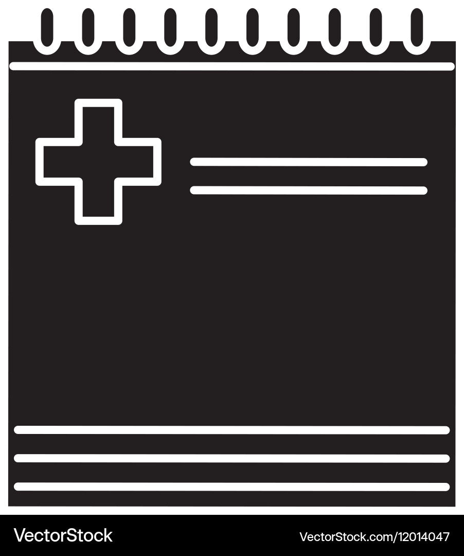 Notepad icon image Vector Image