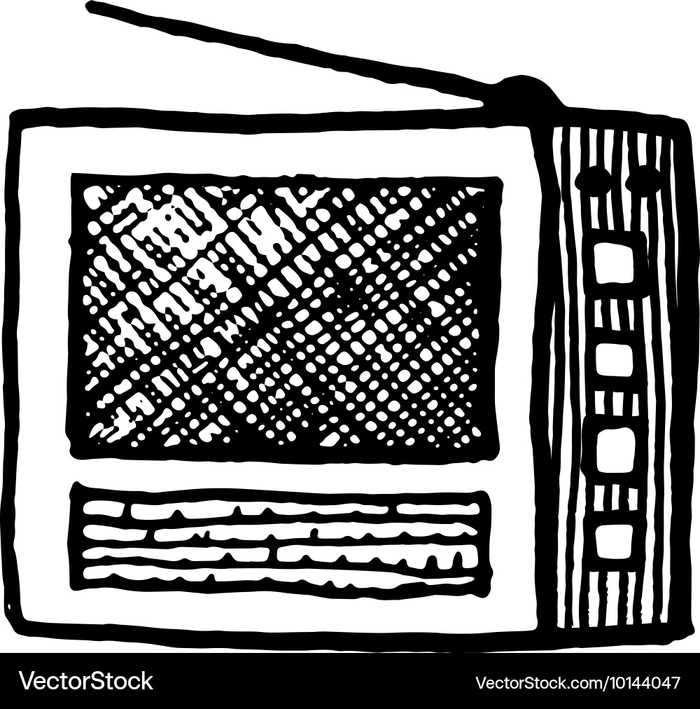 Retro handcrafted design element Vector Image