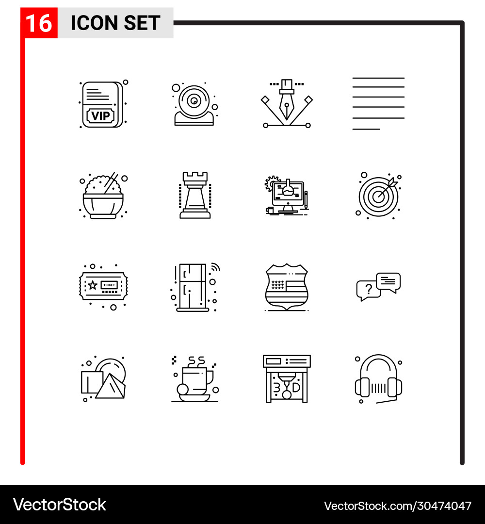 Set 16 moderne ui Symbole Zeichen Zeichen Set 16 moderne ui Symbole Zeichen Zeichen vektorbild