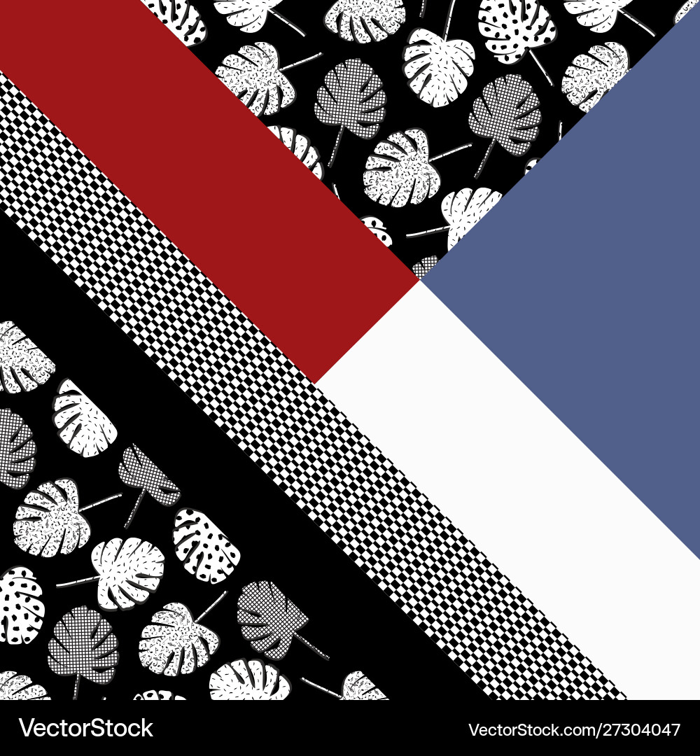 Tropical Leaf Pattern vector image