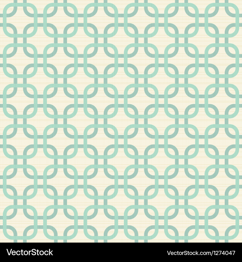 Turquoise retro patterns Vector Image