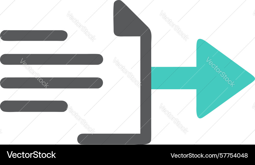 Dateiausgabe oder Export von Prozess-Icon-Design vektorbild