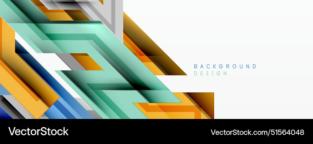 Dynamic lines geometric background Royalty Free Vector Image