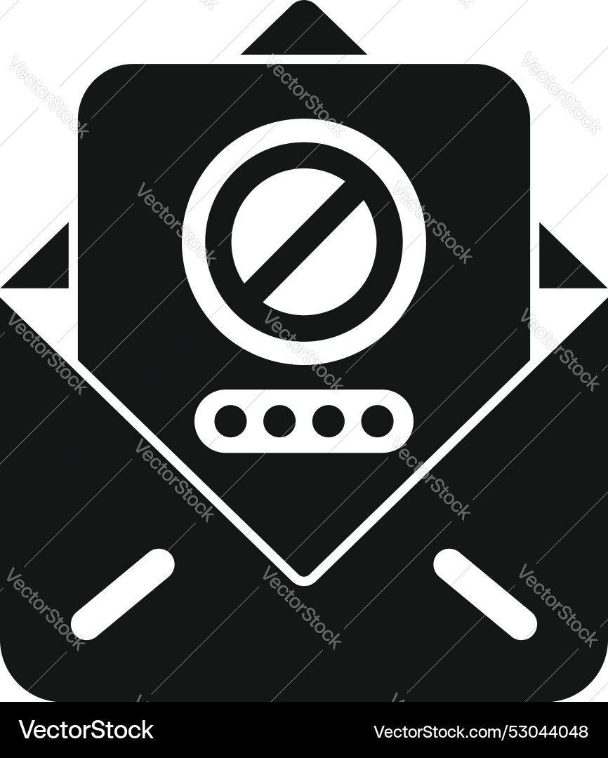 Envelope containing document with password Envelope containing document with password vector image