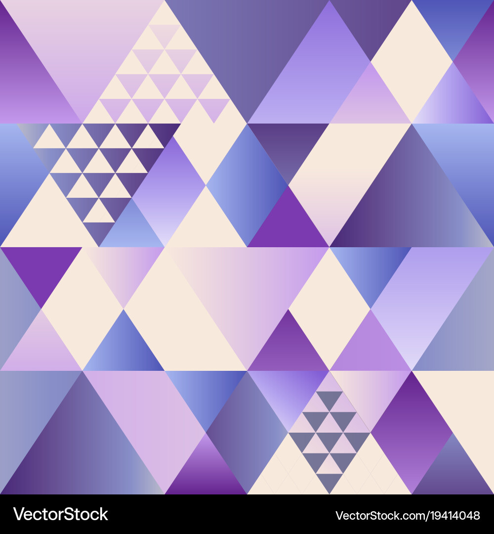 Geometric Triangle Pattern vector image