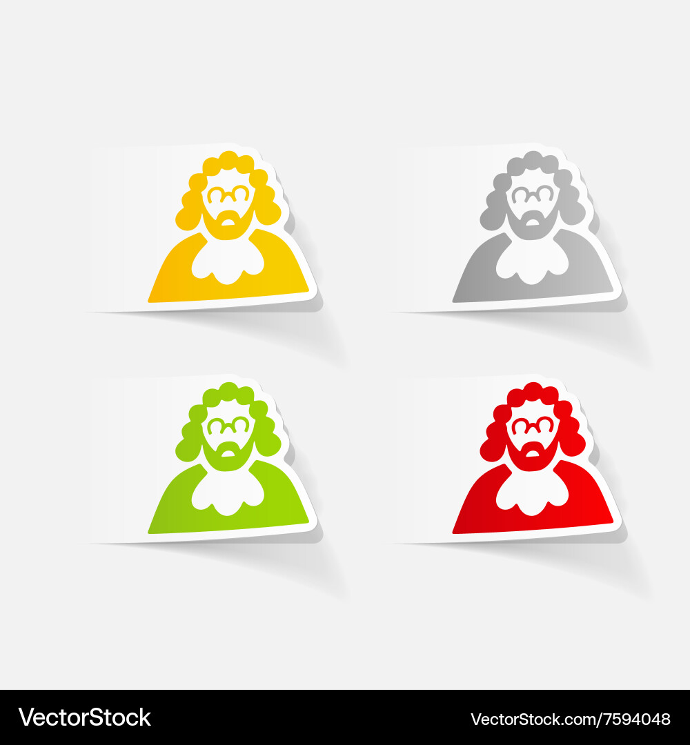 Realistic design element judge Vector Image