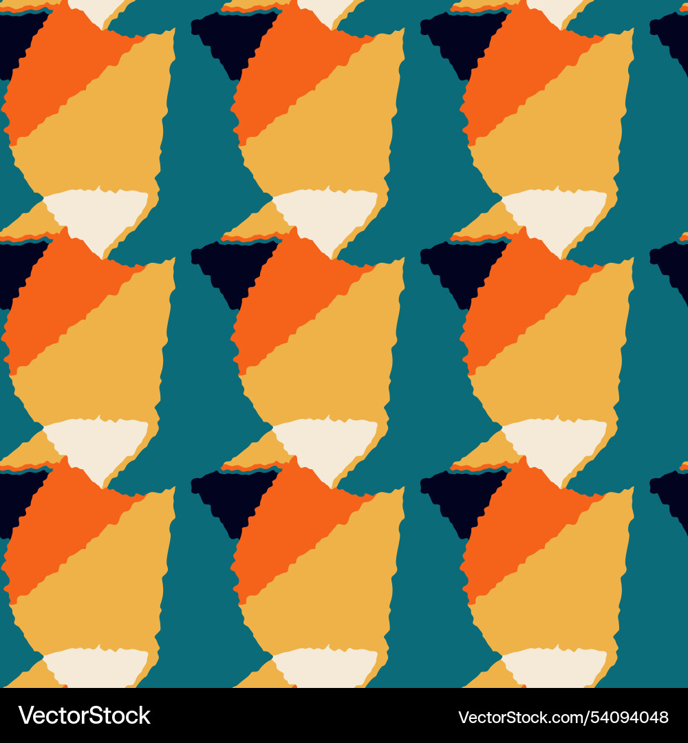 Seamless pattern with the simple geometrical Seamless pattern with the simple geometrical vector image