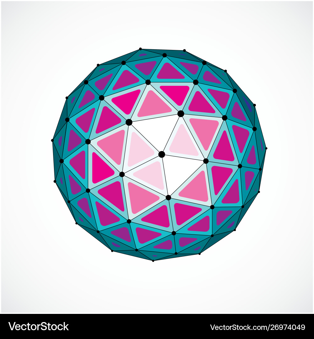 3d digitale Drahtrahmen Kugelobjekt mit 3d digitale Drahtrahmen Kugelobjekt mit vektorbild