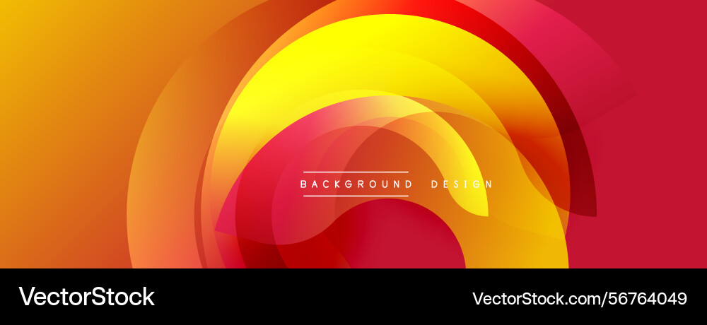 Abstract vibrant layers create dynamic circular Abstract vibrant layers create dynamic circular vector image