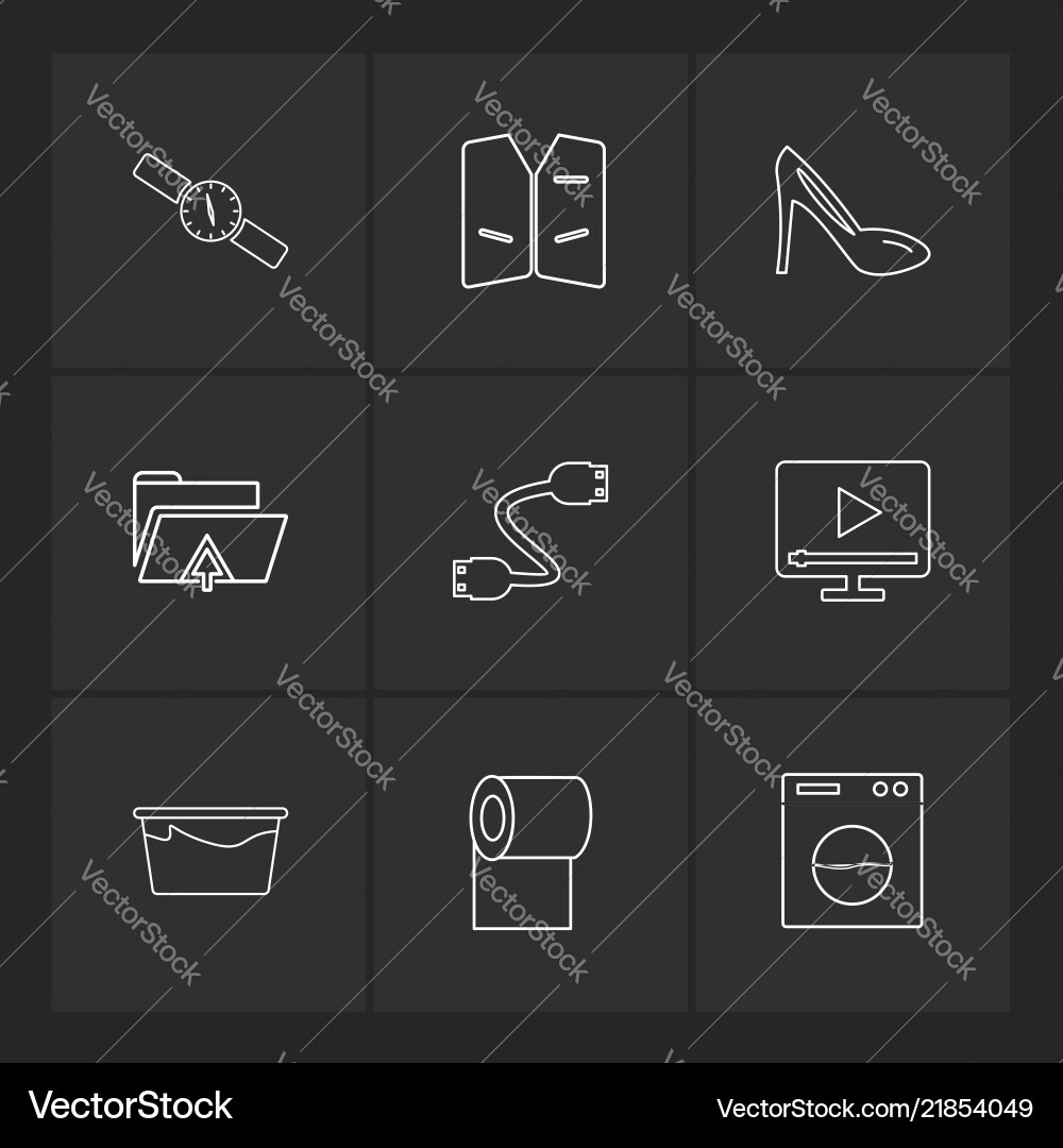 Files file type windows os documents vector image
