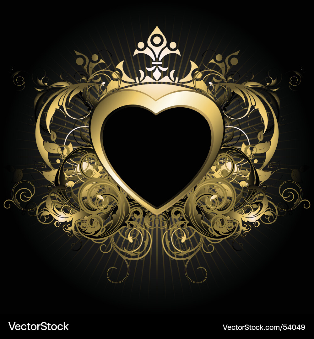Heart background Vector Image