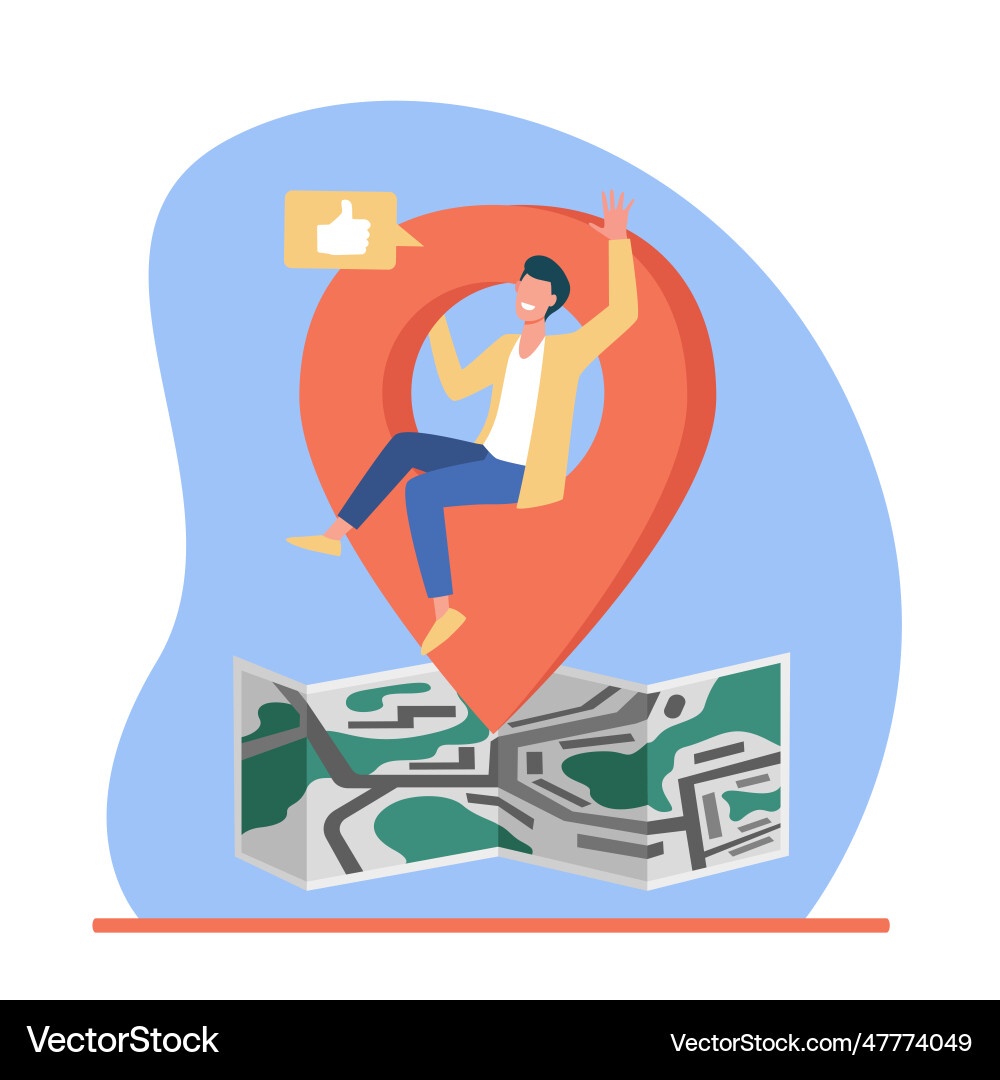Map location pointer Map location pointer Vector Image