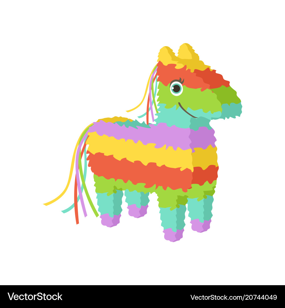 Mexican pinata traditional cultural symbol vector image