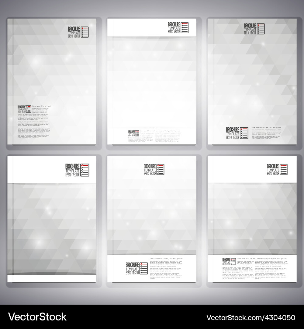 Abstract gray background triangle design Vector Image