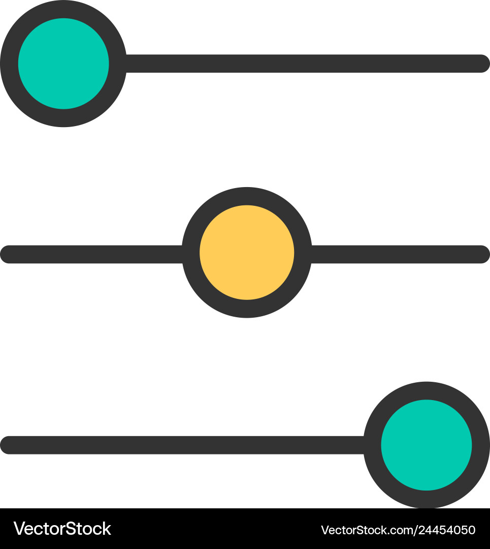 Controls icon design essential Controls icon design essential vector image
