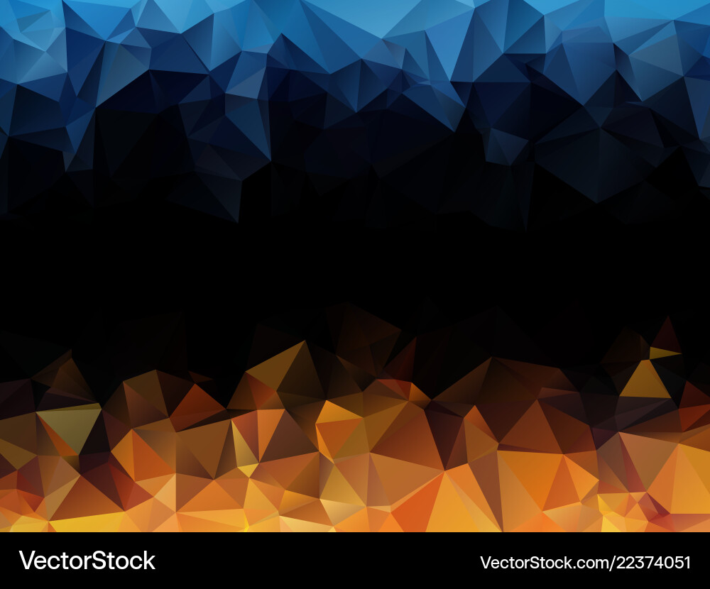 Abstract Triangular Color Mosaic vector image
