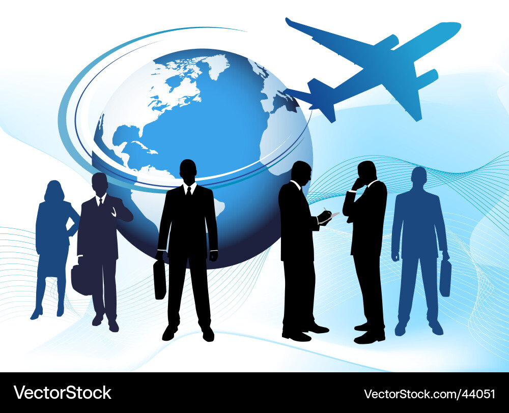 Global Business Concepts Vector Image