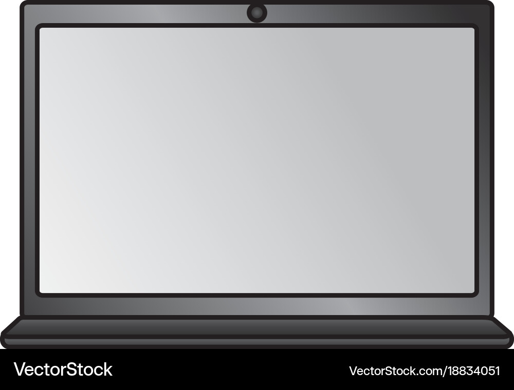 Laptop computer icon image vector image