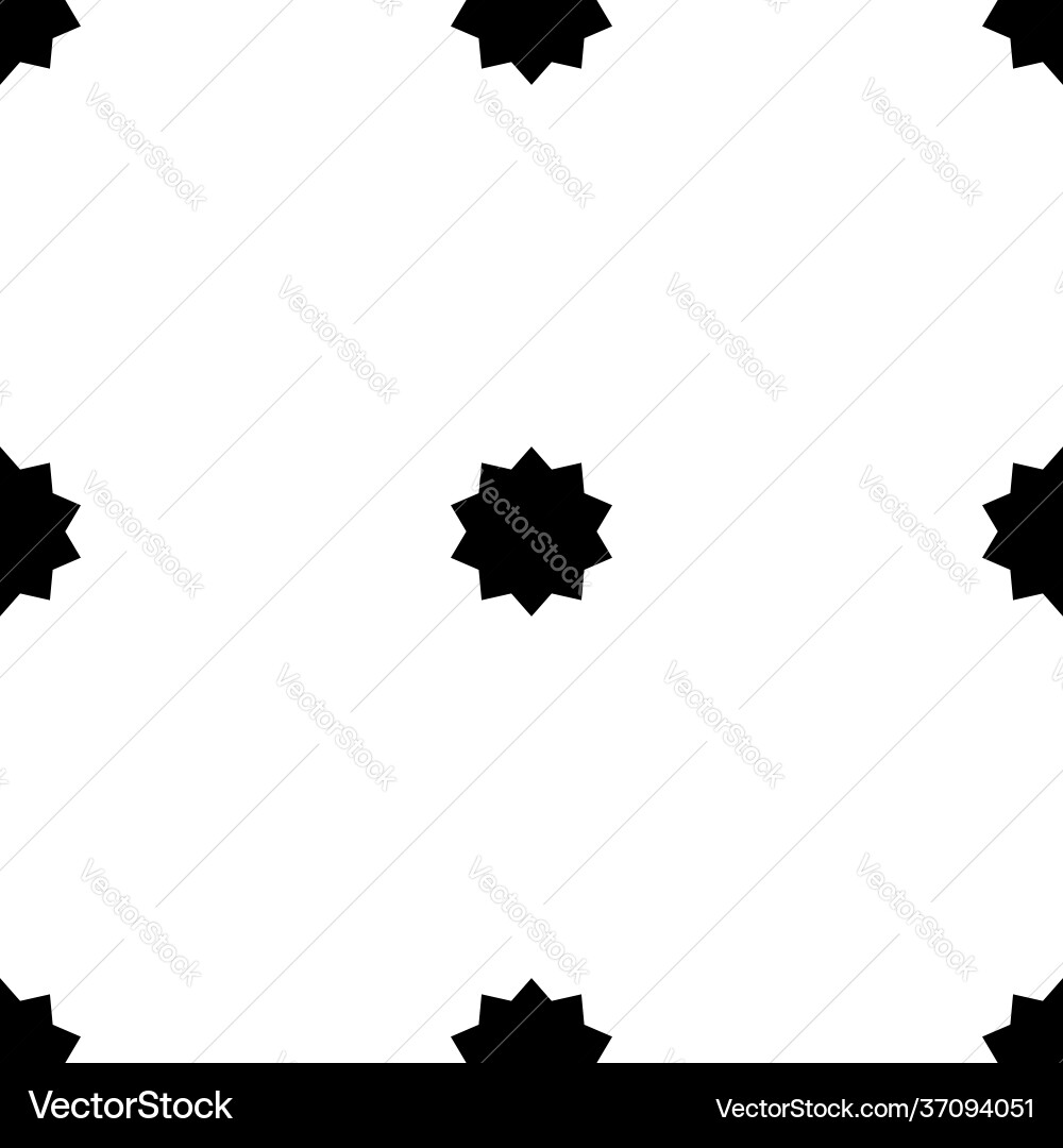 Repeatable seamless star shape pattern Repeatable seamless star shape pattern Vector Image