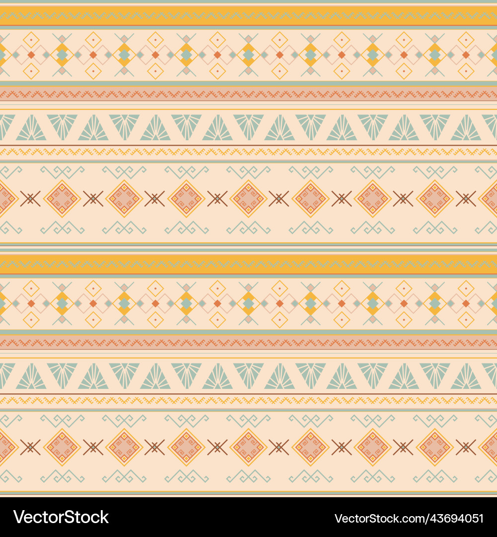 Seamless geometric pattern tribal vintage ethnic Seamless geometric pattern tribal vintage ethnic vector image