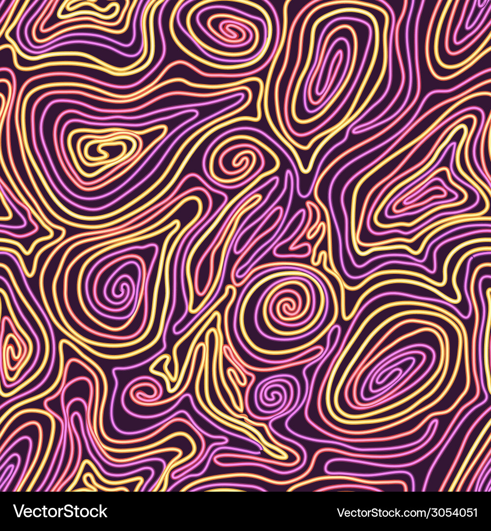 Seamless pattern with colored threads vector image
