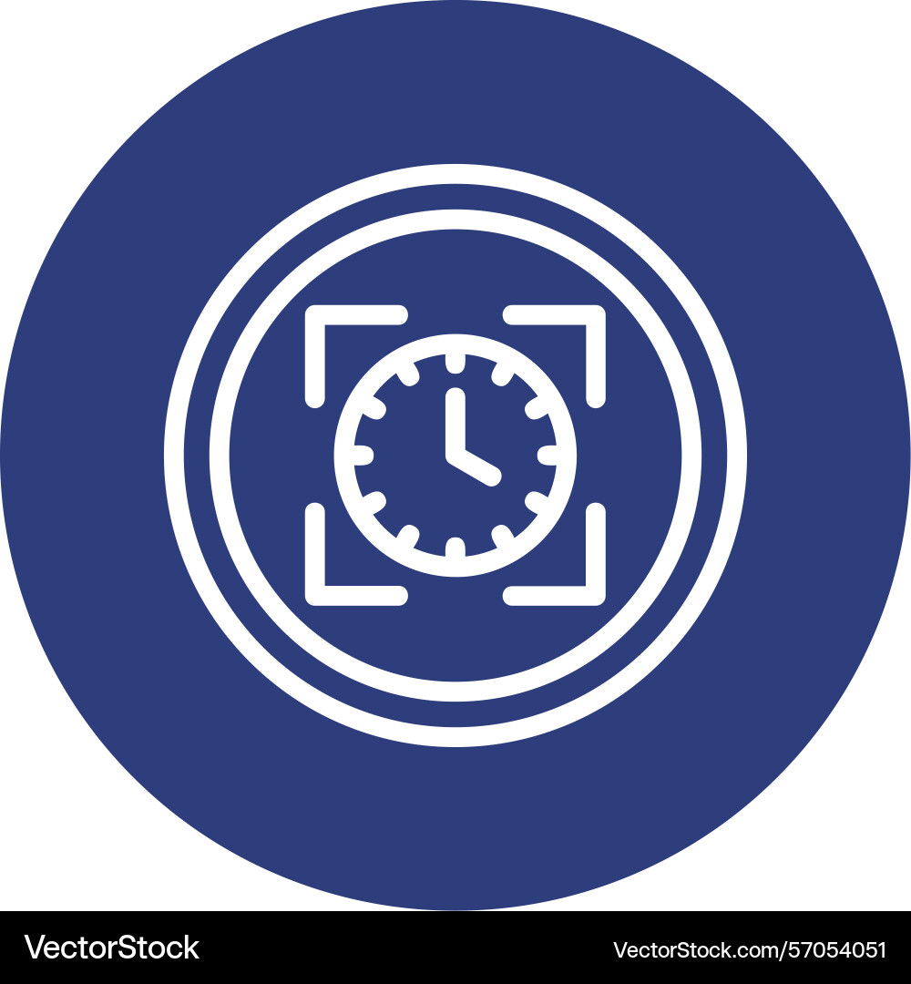 Snap flex line circle style icon design Vector Image