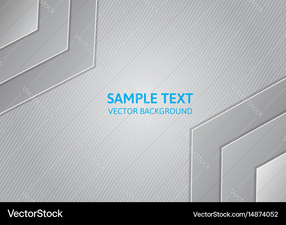 Abstract gray concept design template background Vector Image