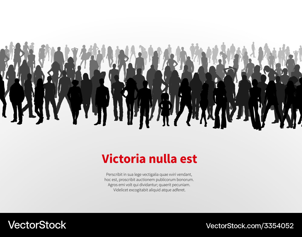 Diverse Group of People Background vector image