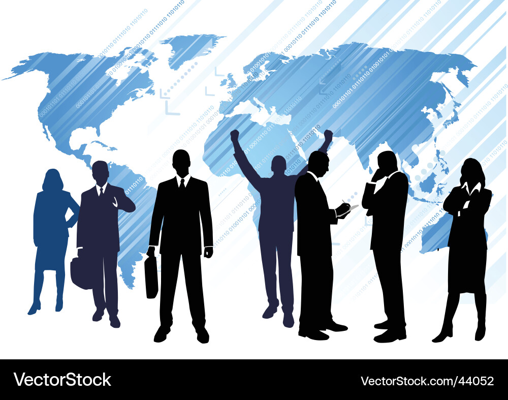 Global Business Concepts Vector Image