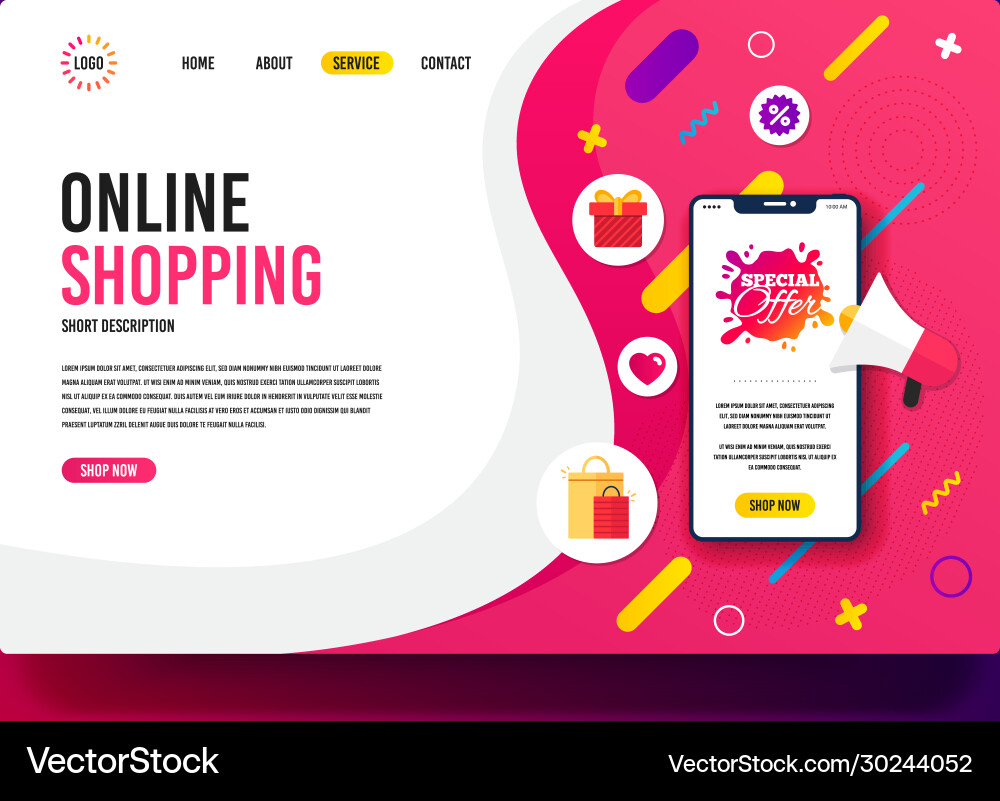 Special offer badge discount banner shape Special offer badge discount banner shape vector image