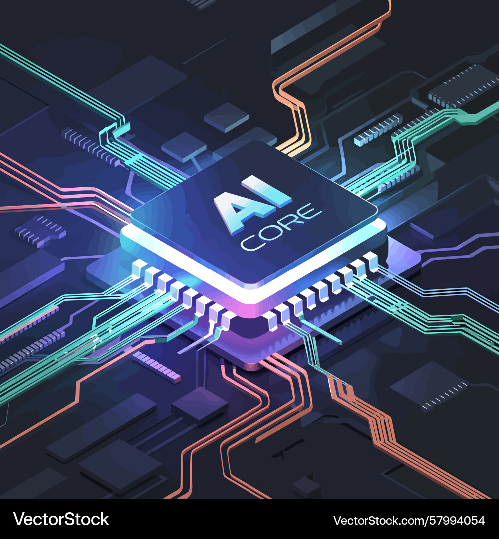 Children Using Technology for Learning Vector Image