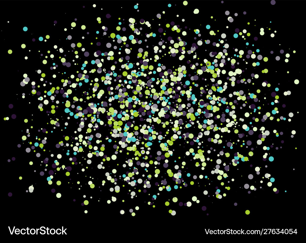 Colorful universe distribution computational vector image