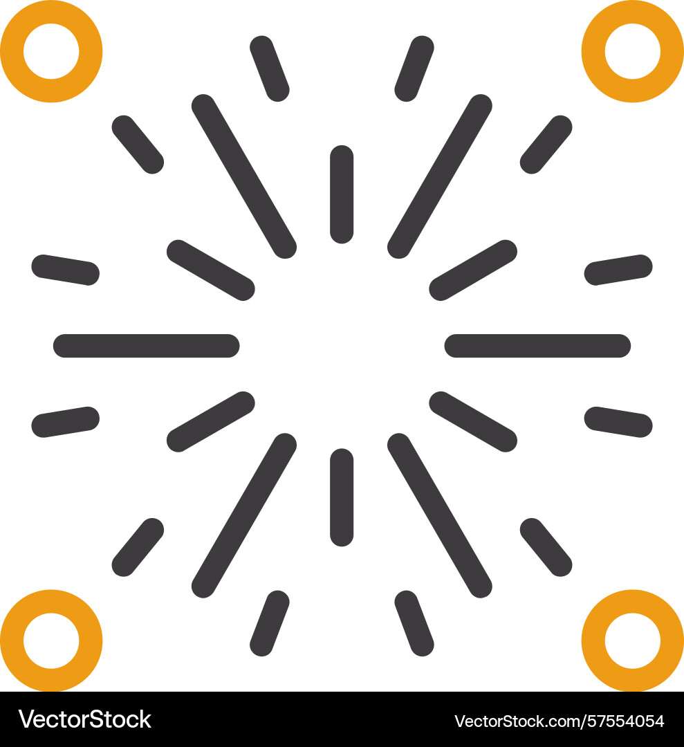 Firecracker two color icon Vector Image