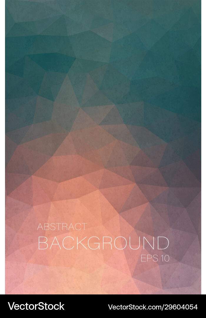 Flat simple abstract background with dust triangle vector image