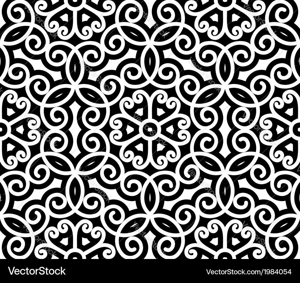 Intricate Swirl Pattern Vector Image