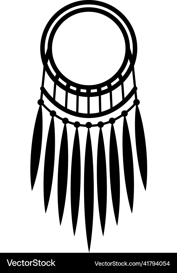 Macrame icon design template isolated vector image