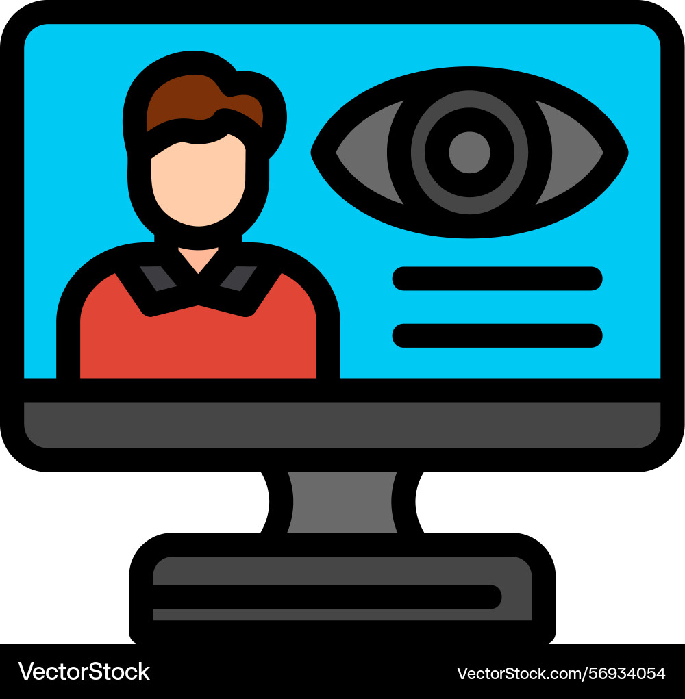 User interface ui line filled style icon design vector image
