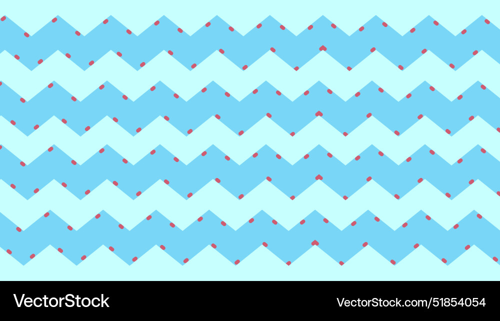 Zig zag geometric wave seamless pattern Vector Image
